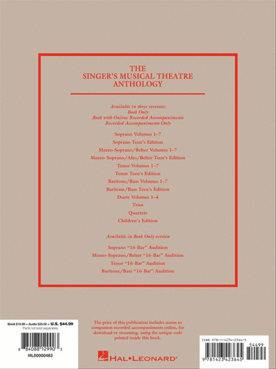 Singer's Musical Theatre Anthology – Volume 1 Voice Solo scores gallery preview page 10