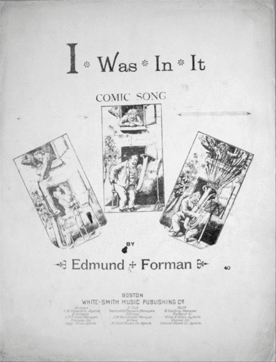 I Was In It. Comic Song Voice scores gallery preview page 1