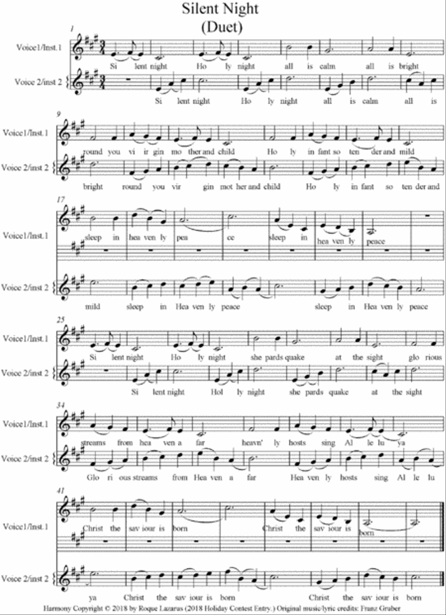 silentnight duet SA scores gallery preview page 1