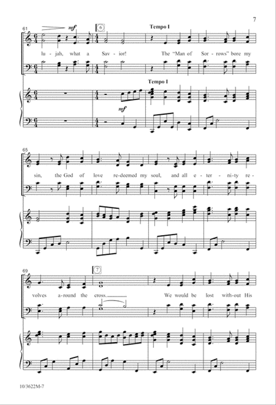 Cross of Sorrow, Cross of Love 4-Part scores gallery preview page 8