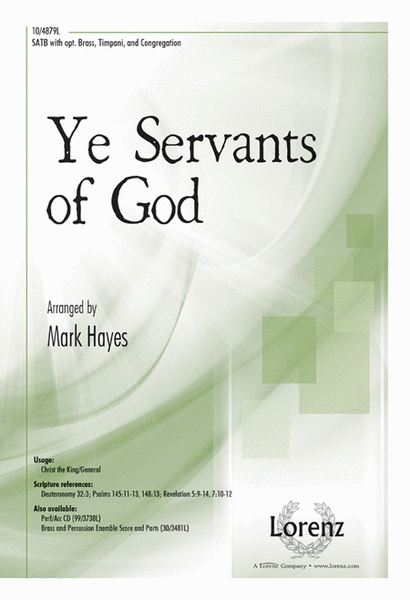 Ye Servants of God image number null