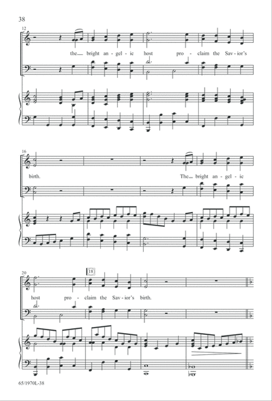 A Great and Mighty Wonder 4-Part scores gallery preview page 39