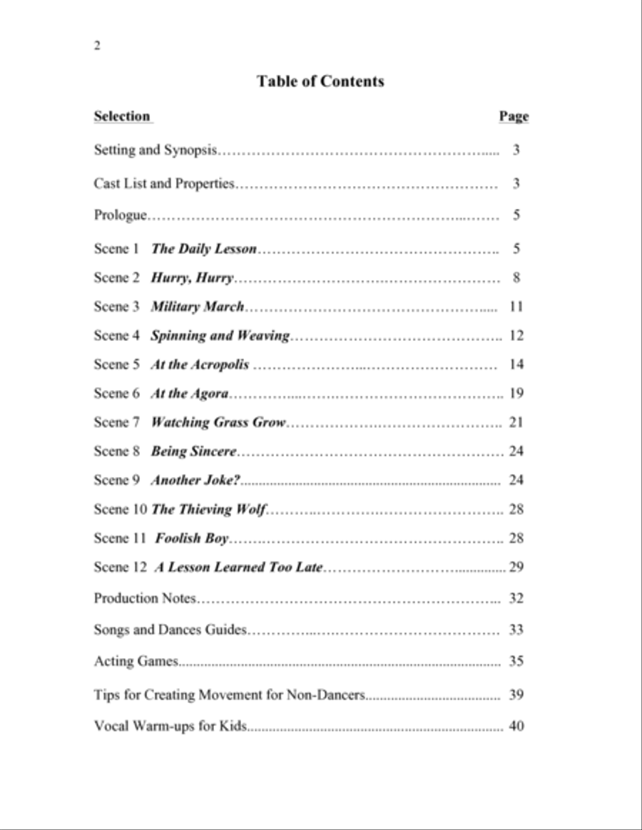 Never Cry Wolf - Director's Script Small Ensemble scores gallery preview page 2
