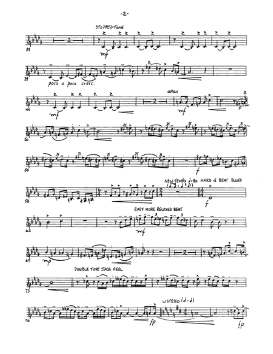 Porgy and Bess Suite - Horn in F Brass Ensemble scores gallery preview page 2