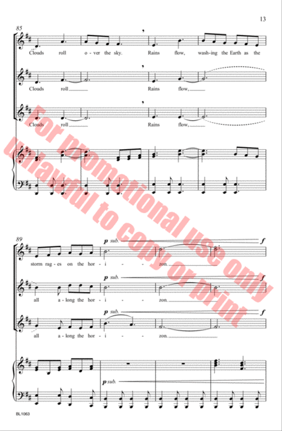 Storm Choir scores gallery preview page 14