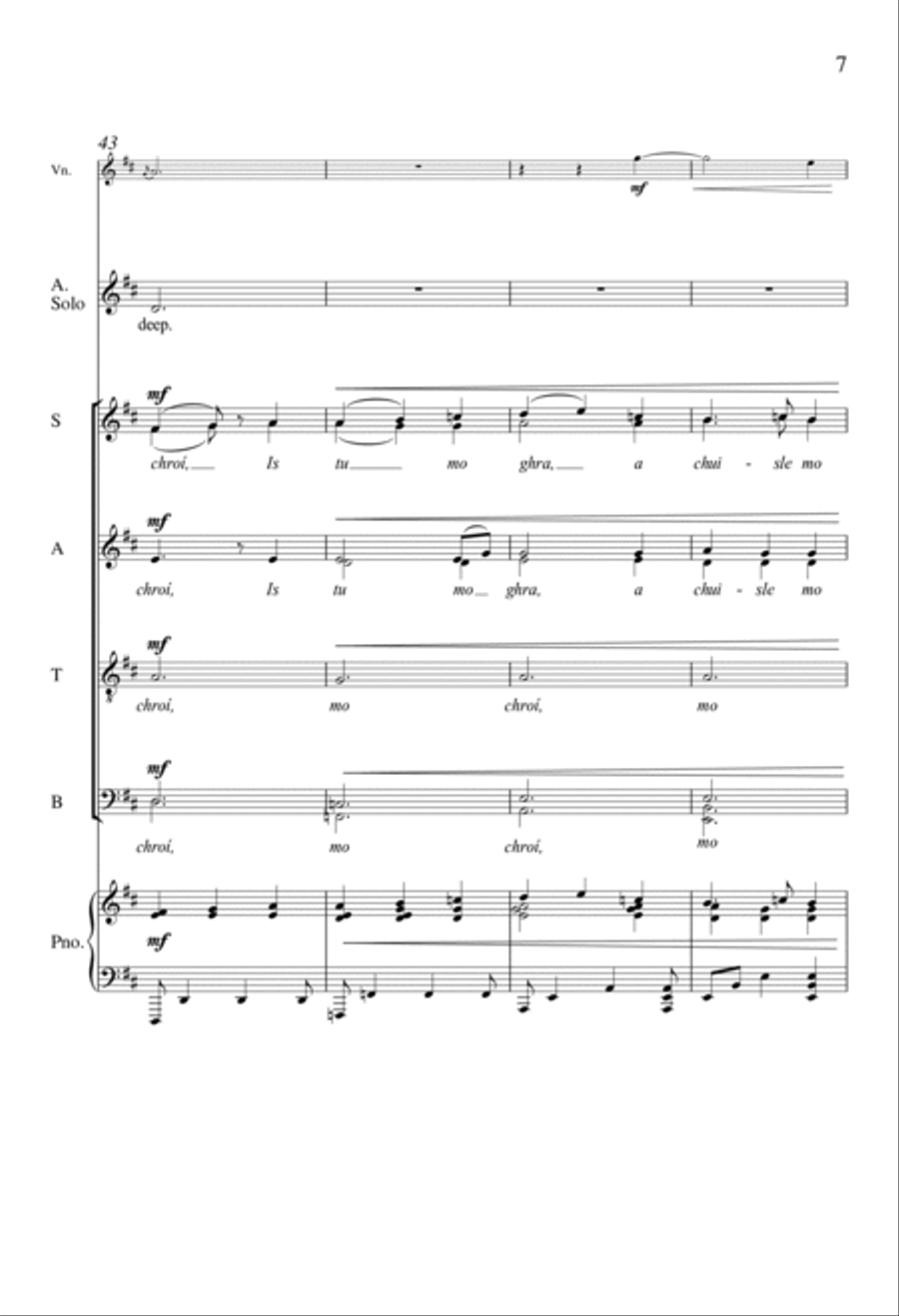 O Pulse of My Heart (A Chuisle Mo Chroí) Divisi scores gallery preview page 6