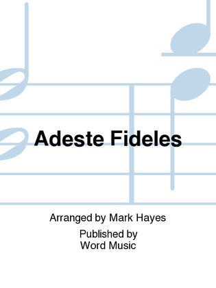 Adeste Fideles - Orchestration