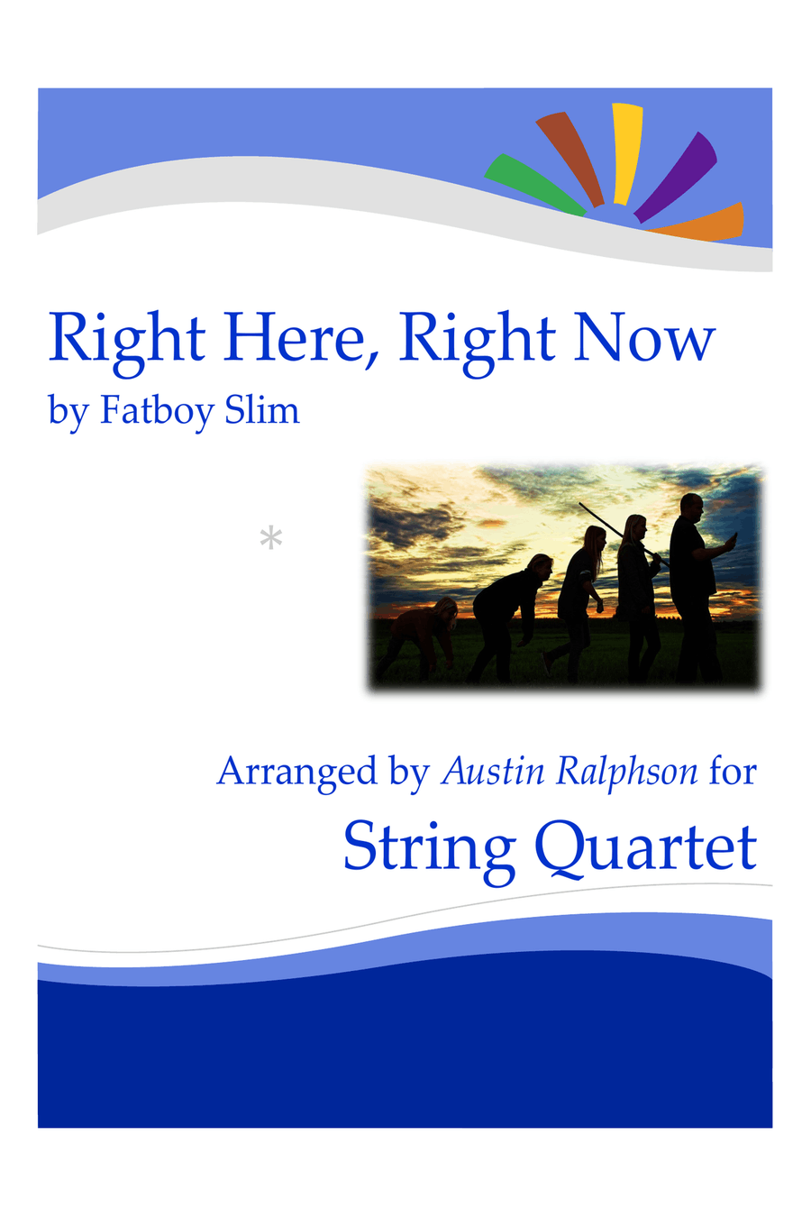 Right Here Right Now String Quartet scores gallery preview page 1