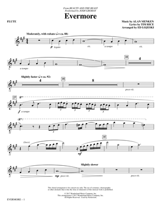Evermore (from Beauty And The Beast) (arr. Ed Lojeski) - Flute