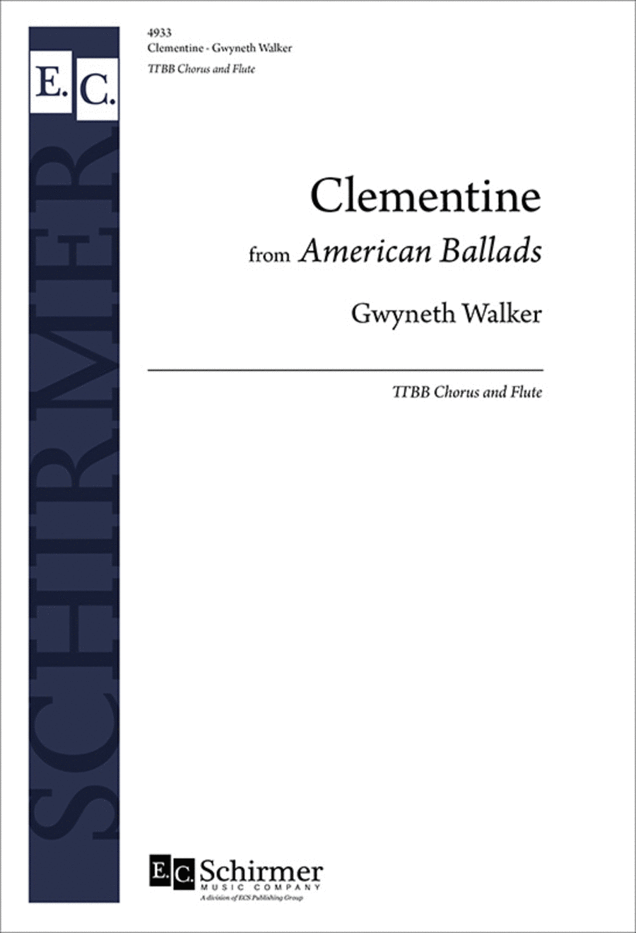 American Ballads: 4. Clementine TTBB scores gallery preview page 1