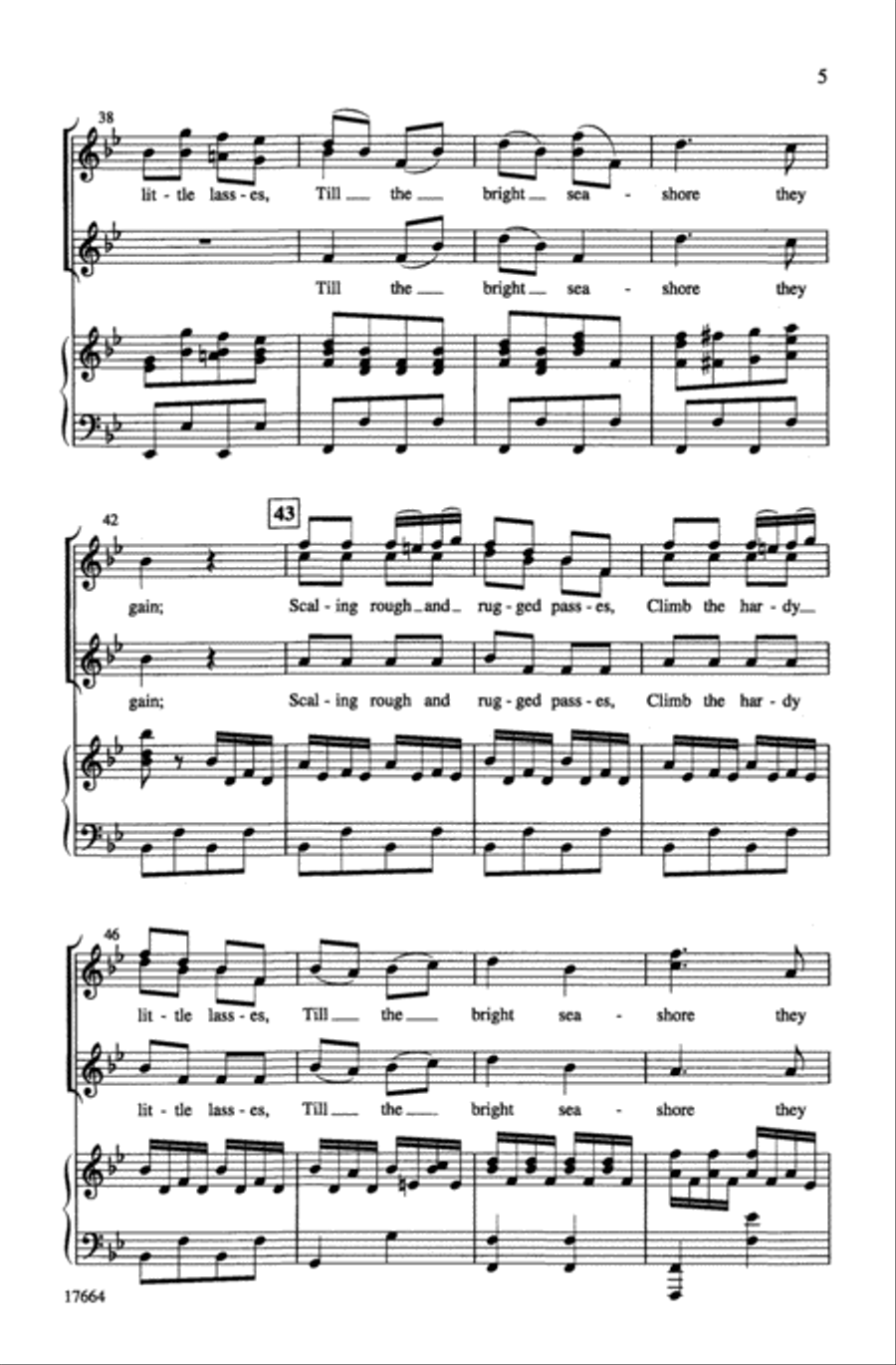 Climbing Over Rocky Mountain (from Gilbert & Sullivan's Pirates of Penzance) Choir scores gallery preview page 4