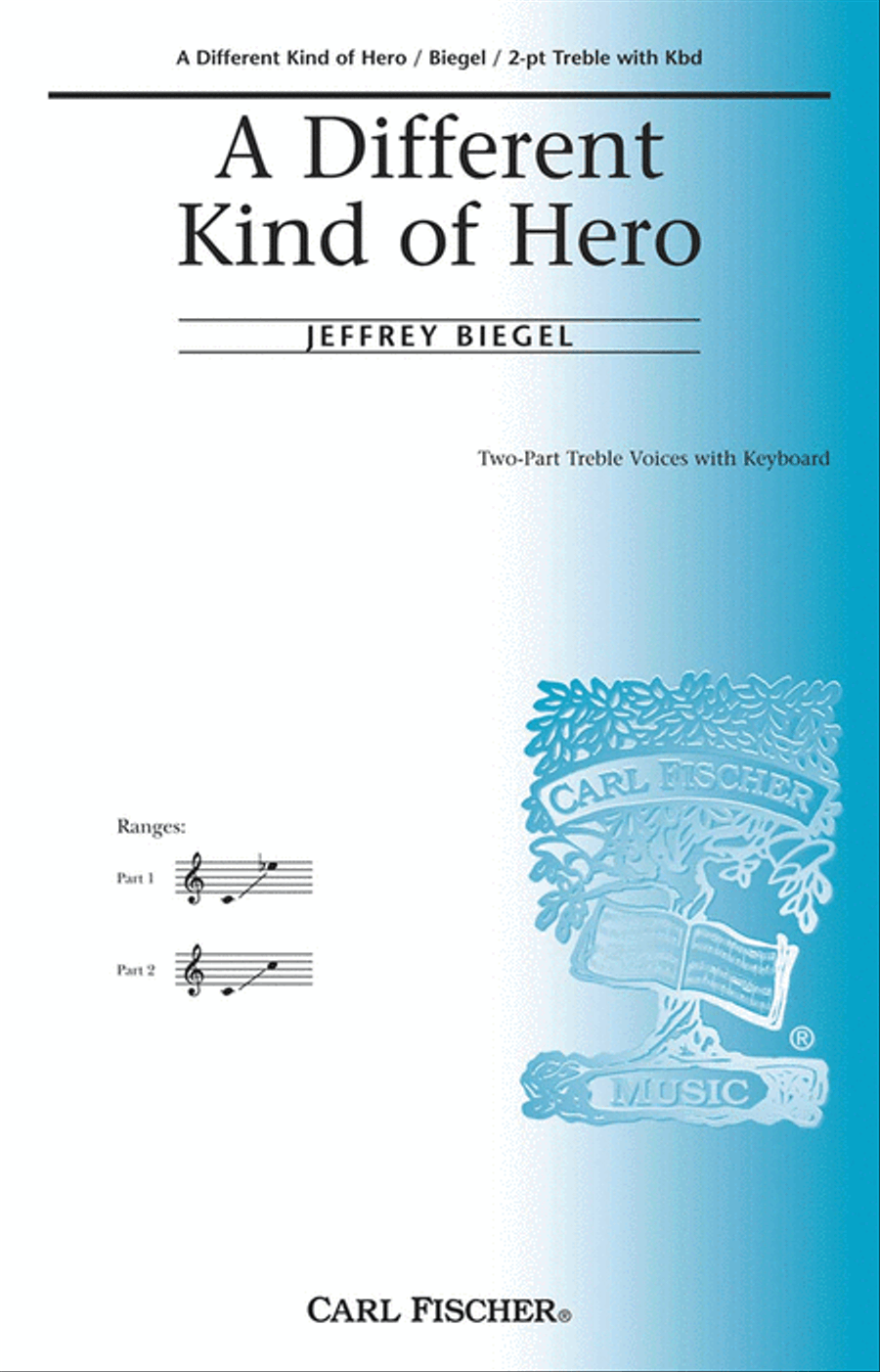A Different Kind of Hero Choir scores gallery preview page 1