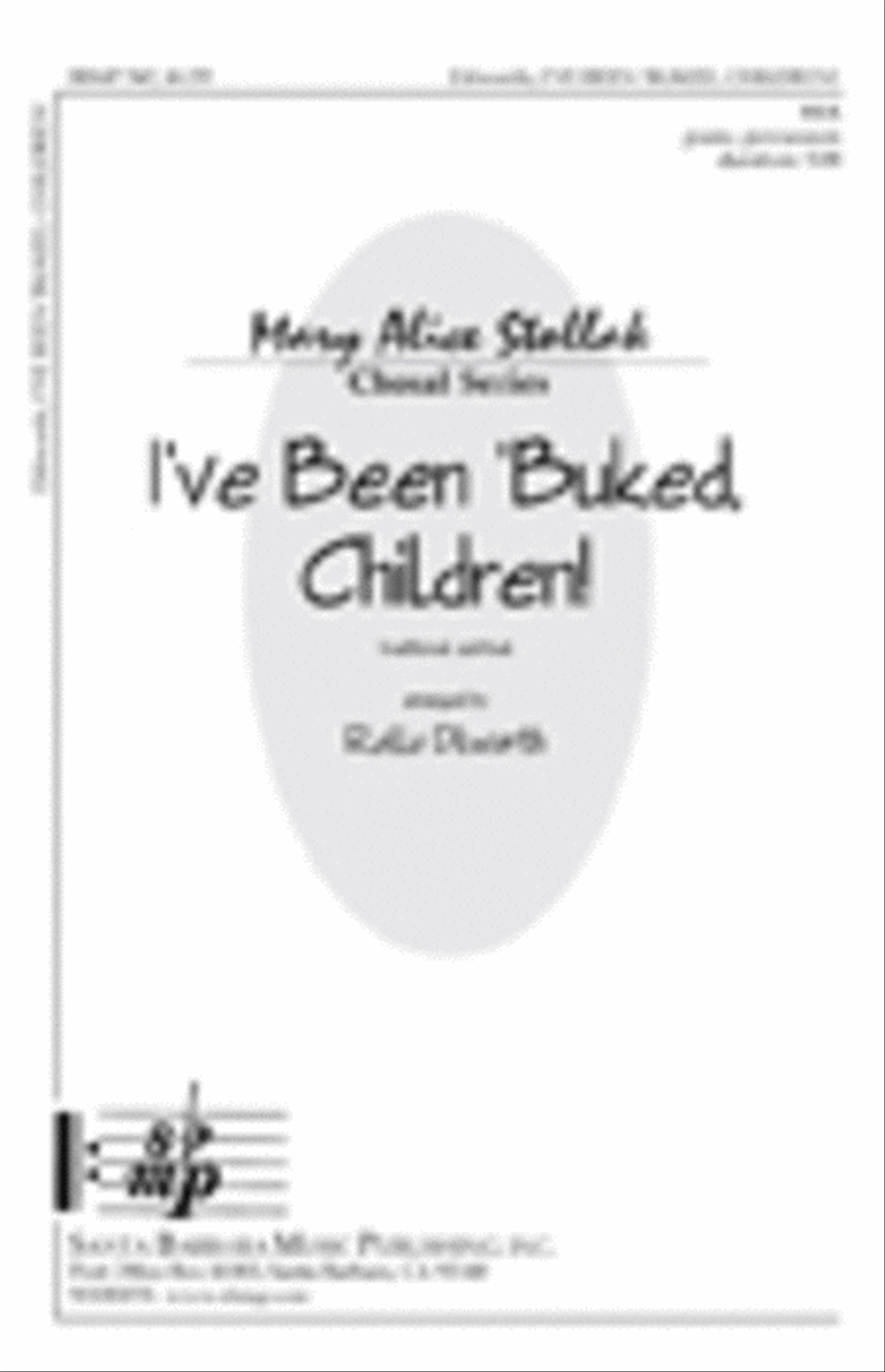 I've Been 'Buked, Children! - Percussion part Piano scores gallery preview page 1