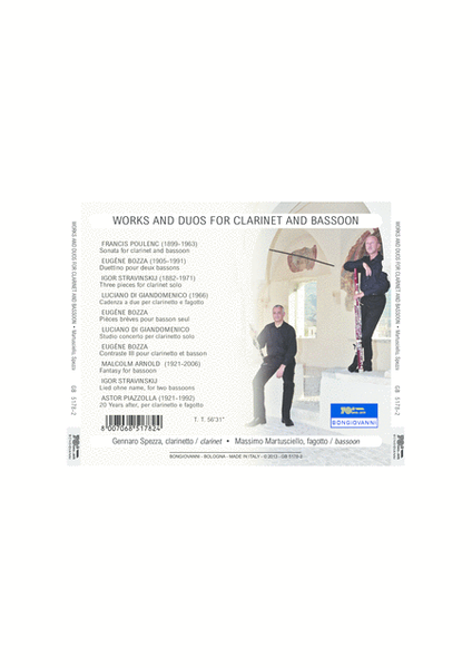Works & Duos for Clarinet & Ba