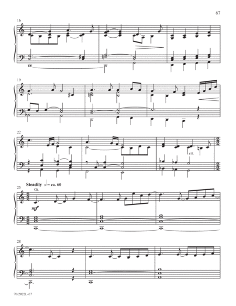 Easy Organ Library, Vol. 61 Organ Solo scores gallery preview page 24