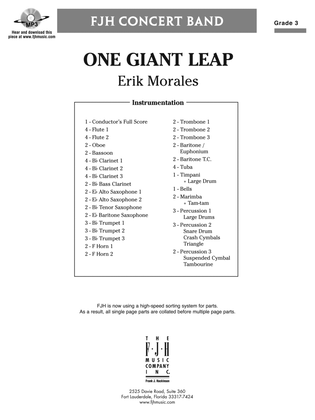 One Giant Leap: Score