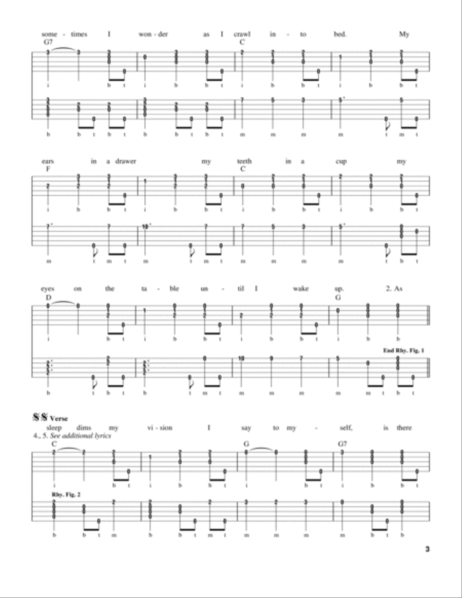 Get Up And Go Banjo scores gallery preview page 3