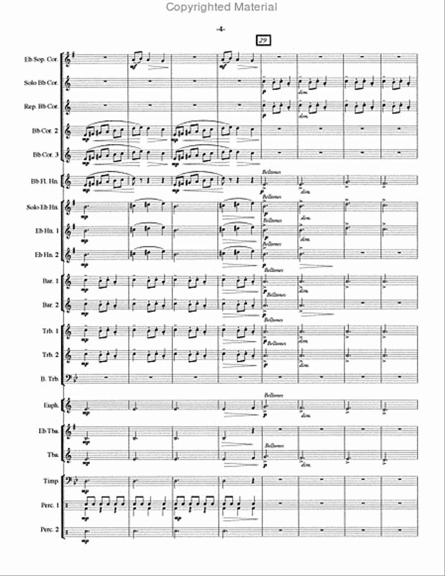 Carol of the Bells Brass Ensemble scores gallery preview page 5
