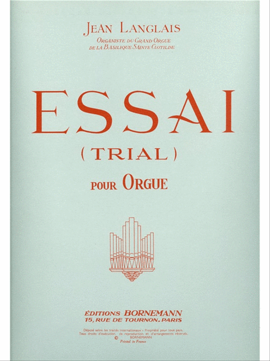 Essai (organ) Organ scores gallery preview page 1