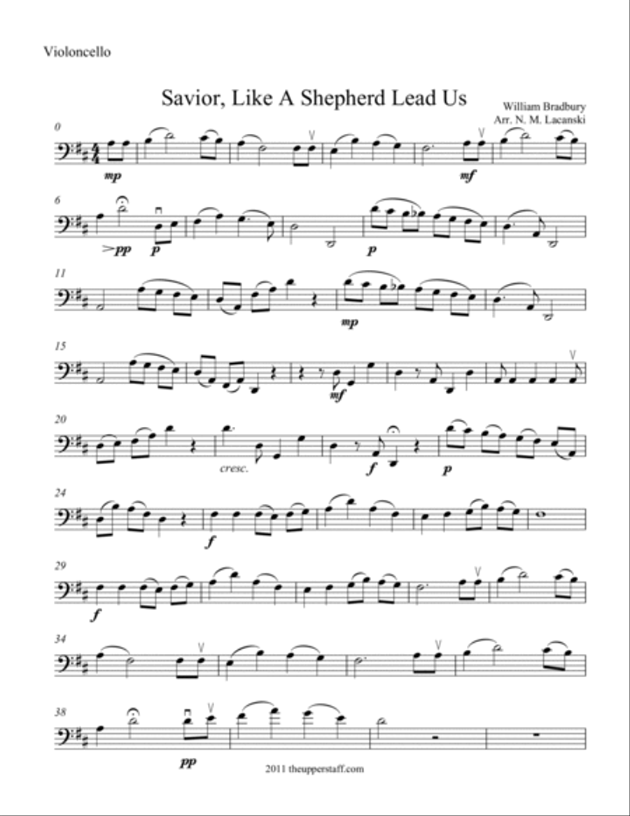 Savior Like a Shepherd Lead Us String Orchestra scores gallery preview page 3