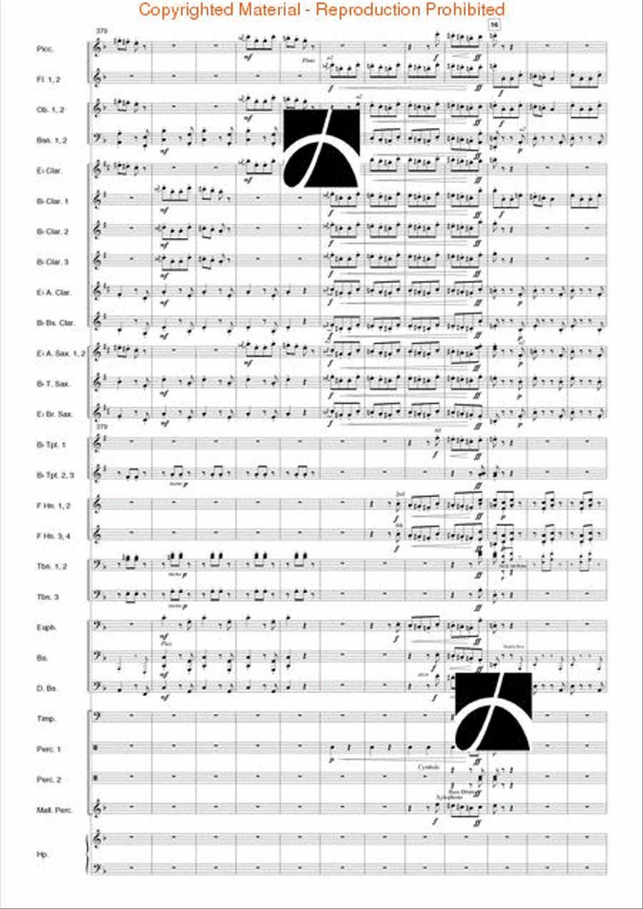 Carmen Suite Carmen Suite Concert Band scores gallery preview page 37