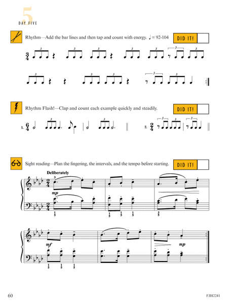 Sight Reading & Rhythm Every Day, Book 7