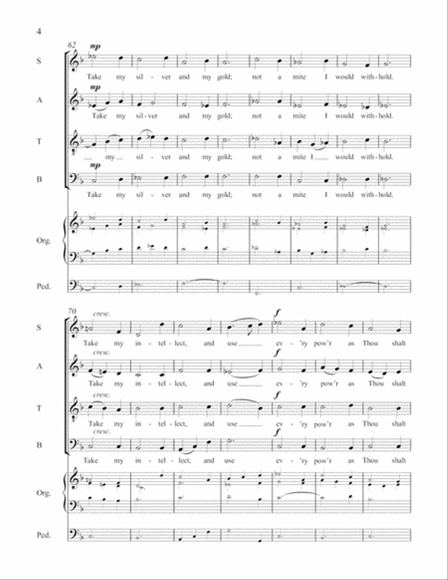 Consecrated 4-Part scores gallery preview page 5