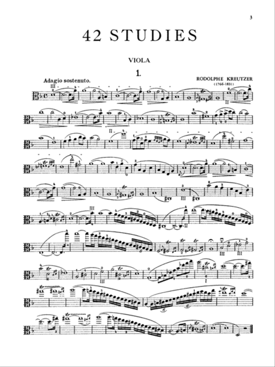 Forty-two Studies Viola Solo scores gallery preview page 4