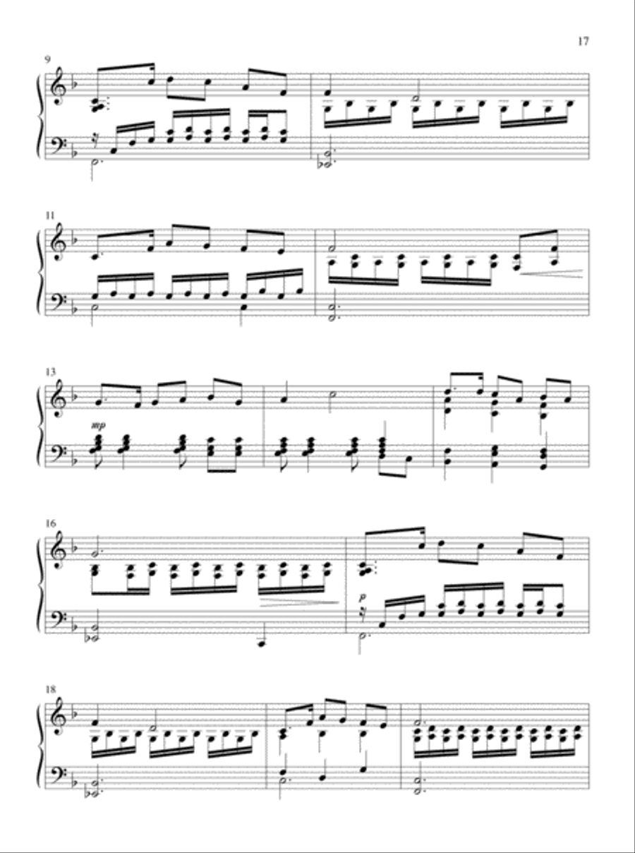 Gospel Gold Gospel Gold Piano Solo scores gallery preview page 9