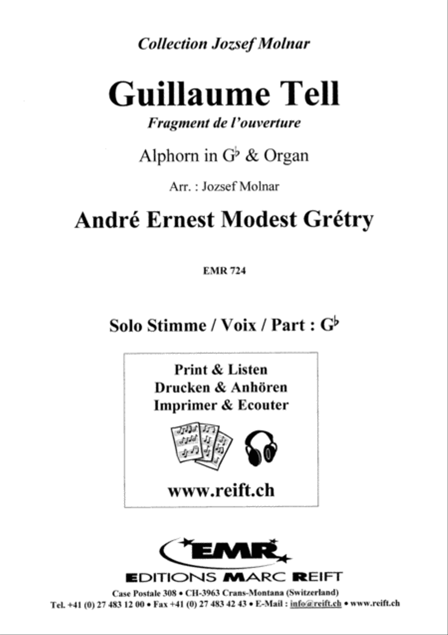 Guillaume Tell Organ scores gallery preview page 2