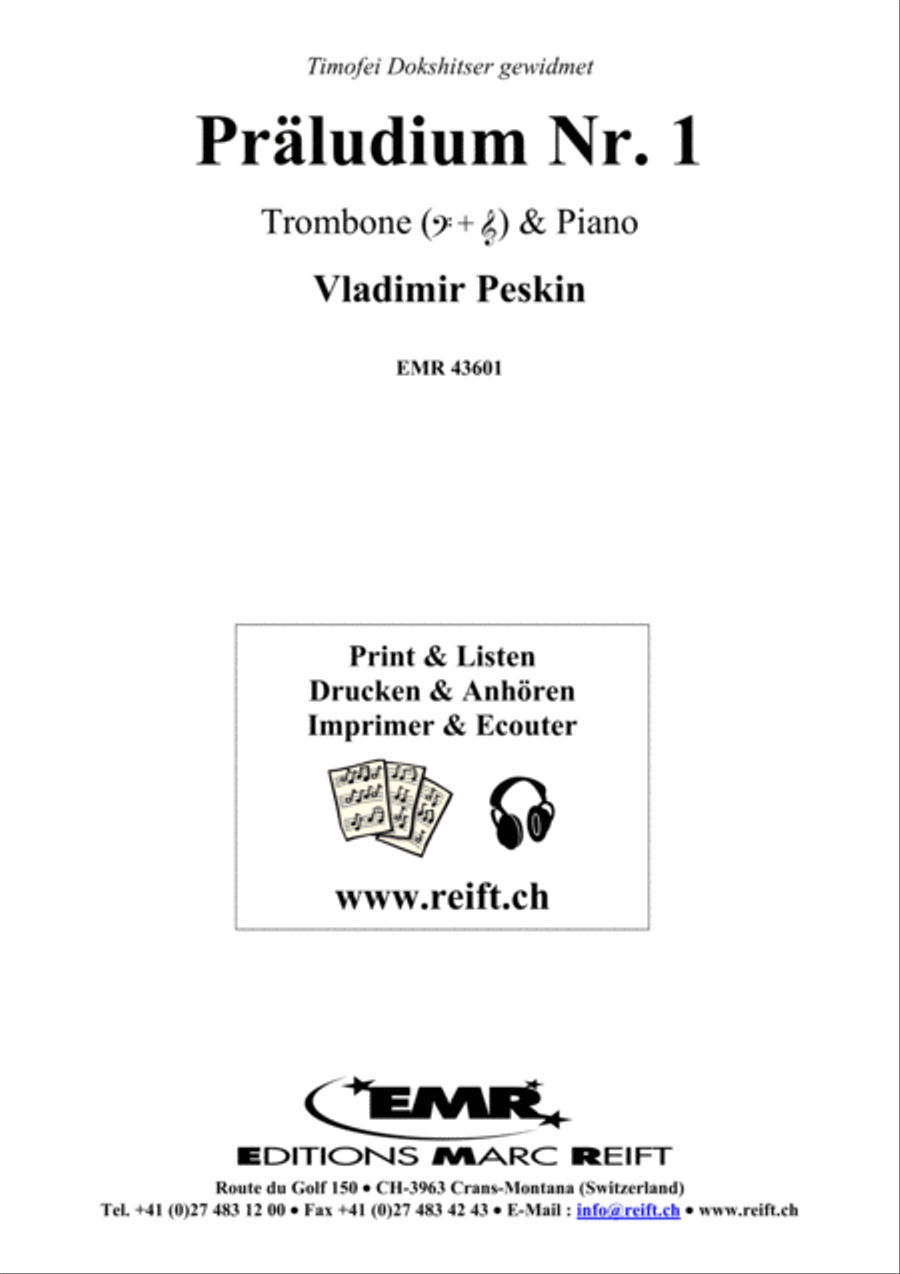Praludium No. 1 Praludium No. 1 Piano Accompaniment scores gallery preview page 2