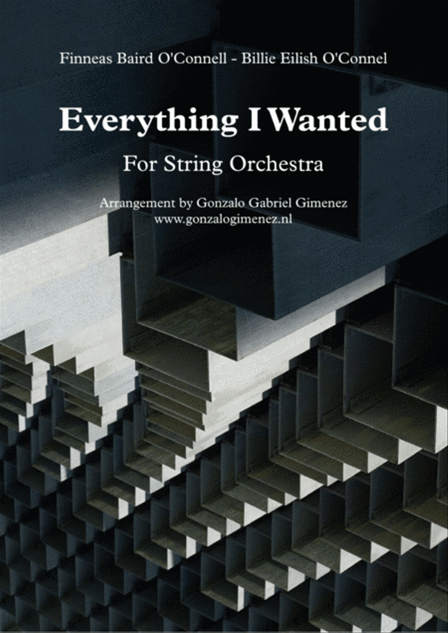 Everything I Wanted String Quartet scores gallery preview page 1