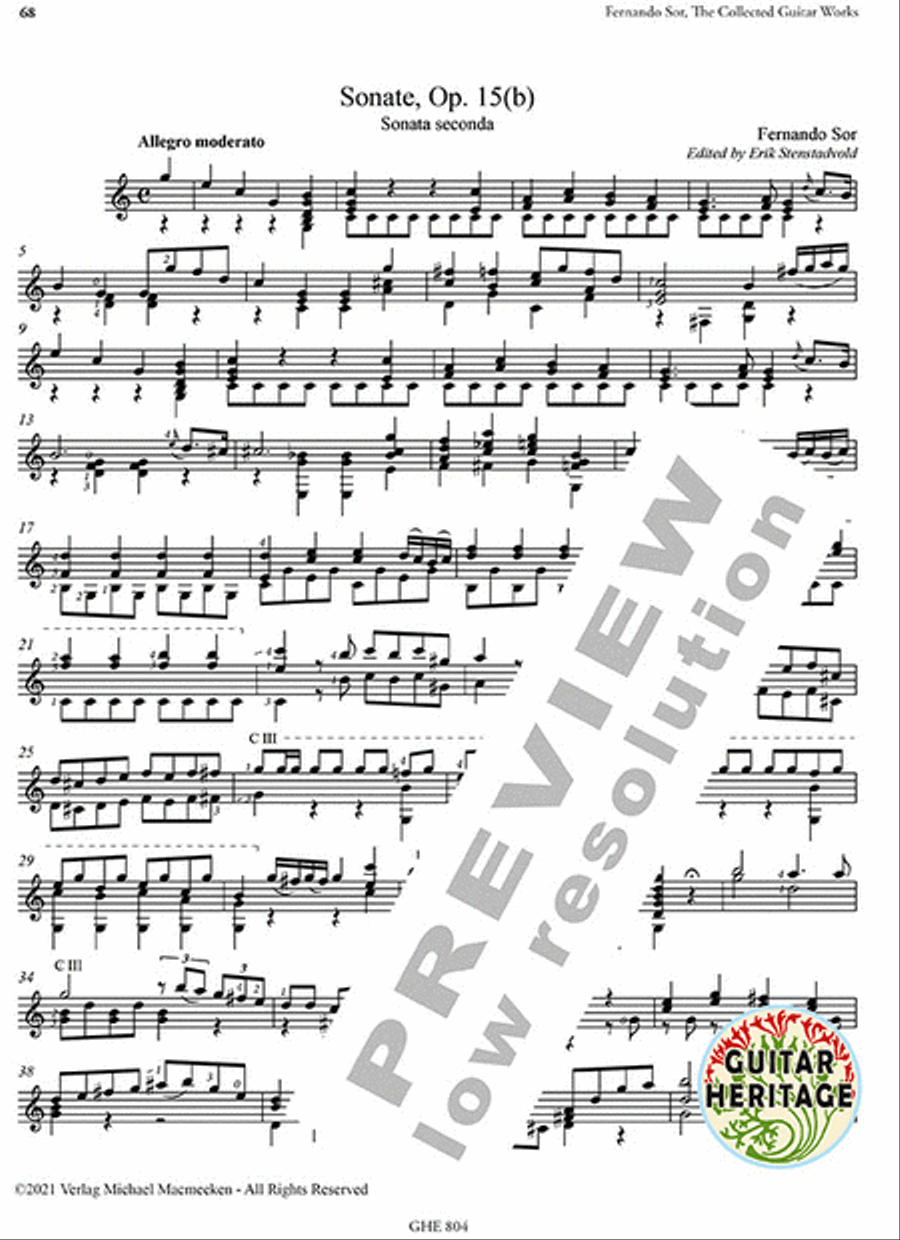 Collected Works for Guitar Vol. 4 Vol. 4 Classical Guitar scores gallery preview page 3