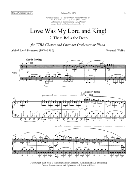 There Rolls the Deep from Love Was My Lord and King! (Downloadable)