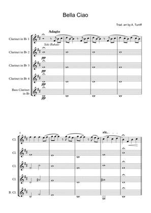 Bella Ciao - Clarinet Ensemble