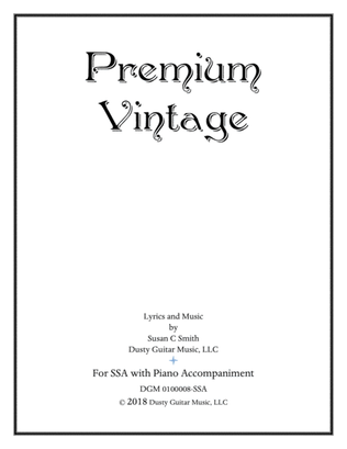 Premium Vintage - SSA Voicing