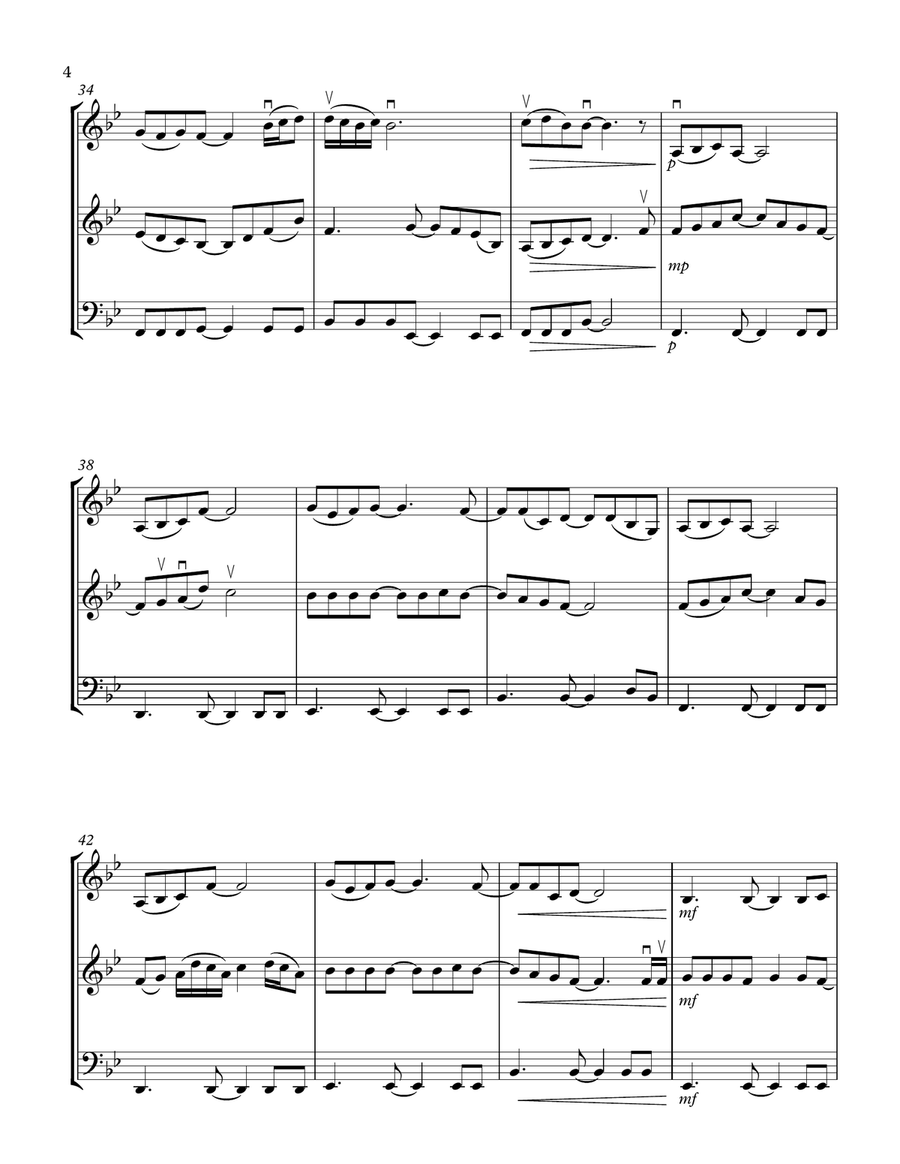 (god Must Have Spent) A Little More Time On You String Trio scores gallery preview page 4