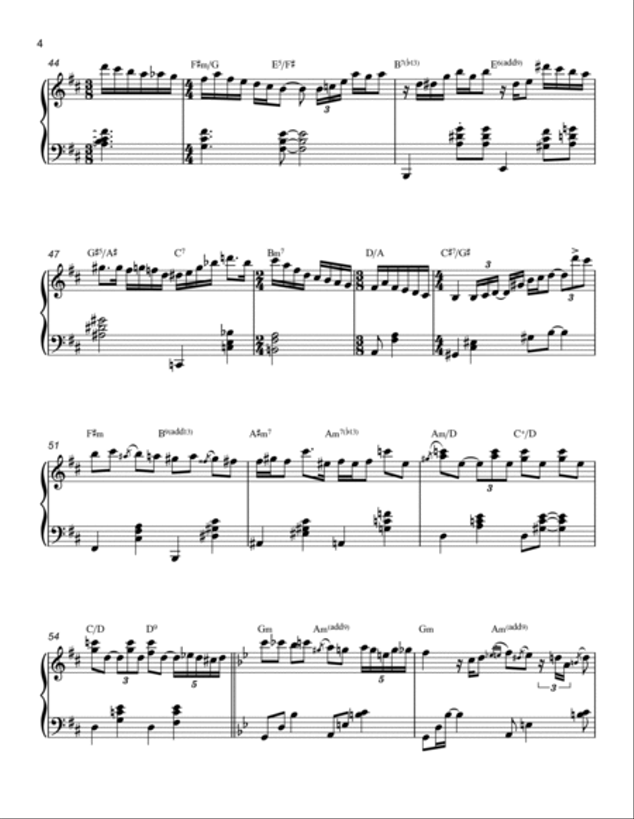 Jack's Theme Jack's Theme Piano Solo scores gallery preview page 4