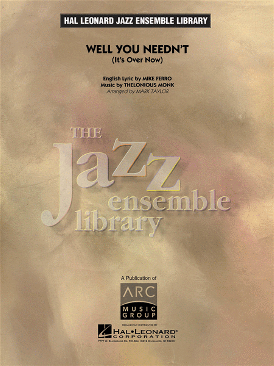 Well You Needn't Jazz Ensemble scores gallery preview page 1