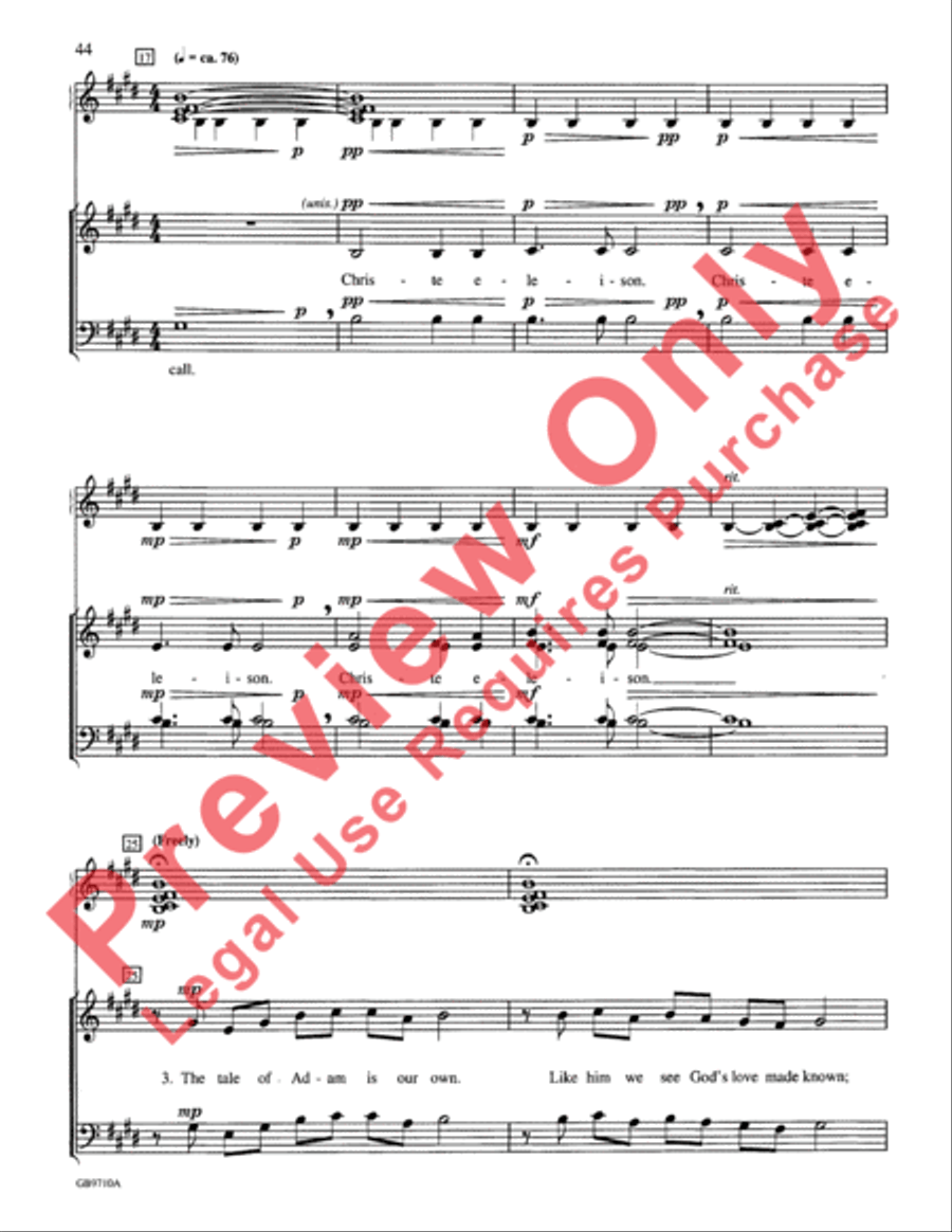A Festival of Lessons and Carols Choir scores gallery preview page 45