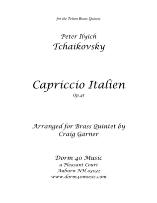 Book cover for Capriccio Italien, Op. 45