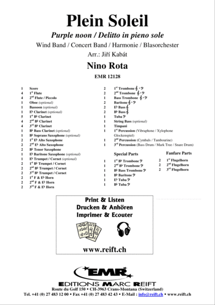 Plein Soleil Concert Band scores gallery preview page 2