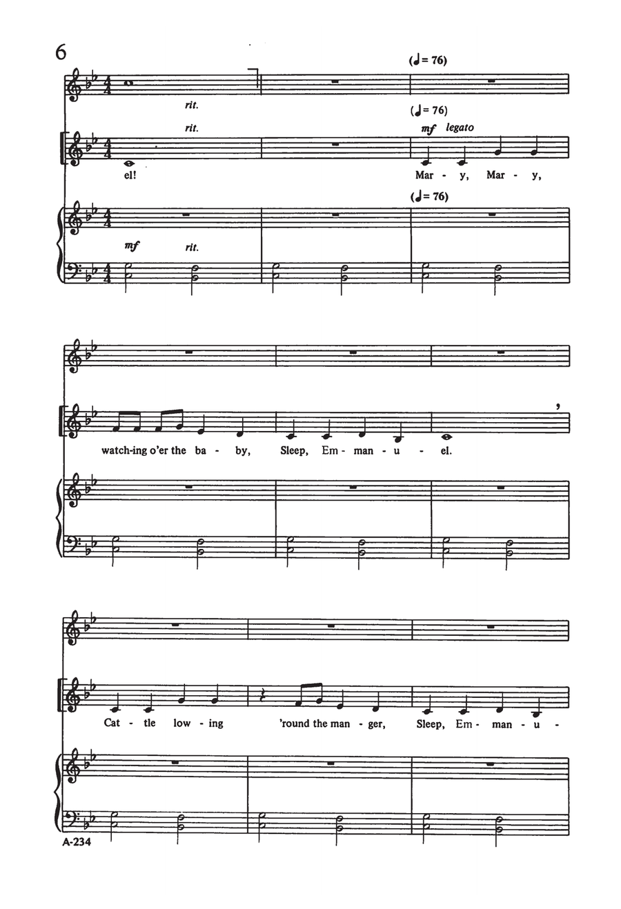Shepherds, Awake Unison Choir - Digital Sheet Music page 6