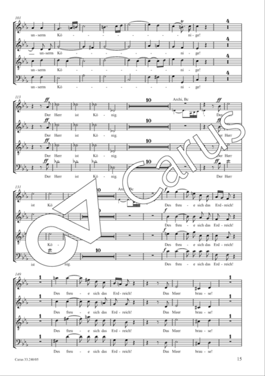 The Resurrection and Ascension of Jesus 4-Part scores gallery preview page 16