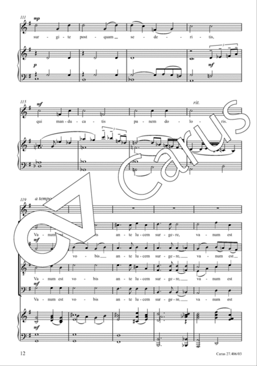 Nisi Dominus 4-Part scores gallery preview page 13