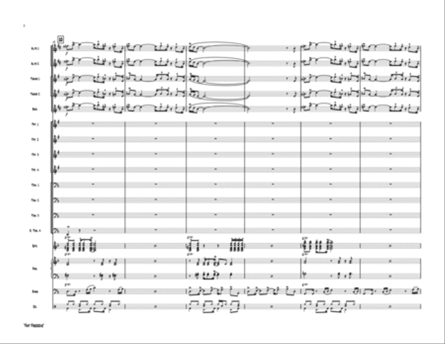 Fat Freddie Jazz Ensemble scores gallery preview page 3