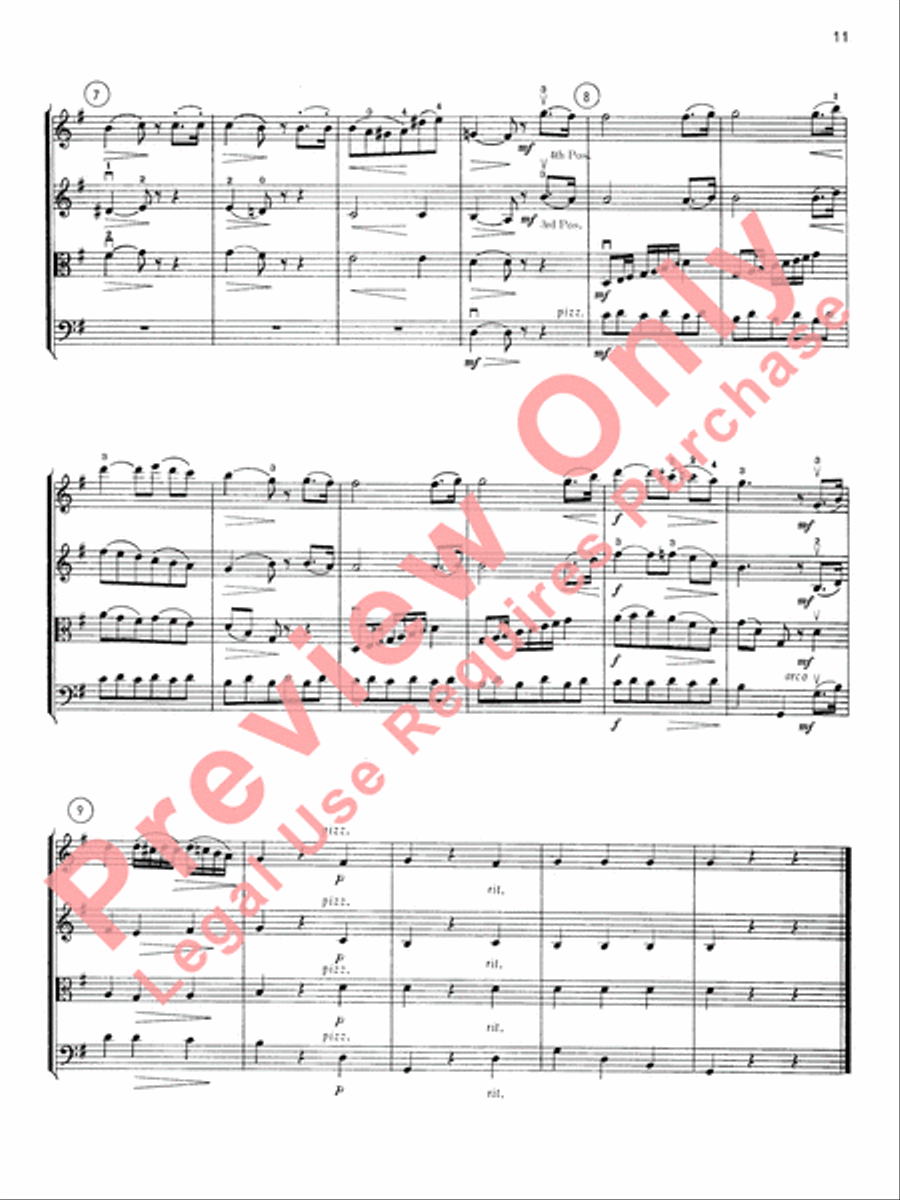 Highland/Etling String Quartet Series: Book 2 String Quartet scores gallery preview page 40