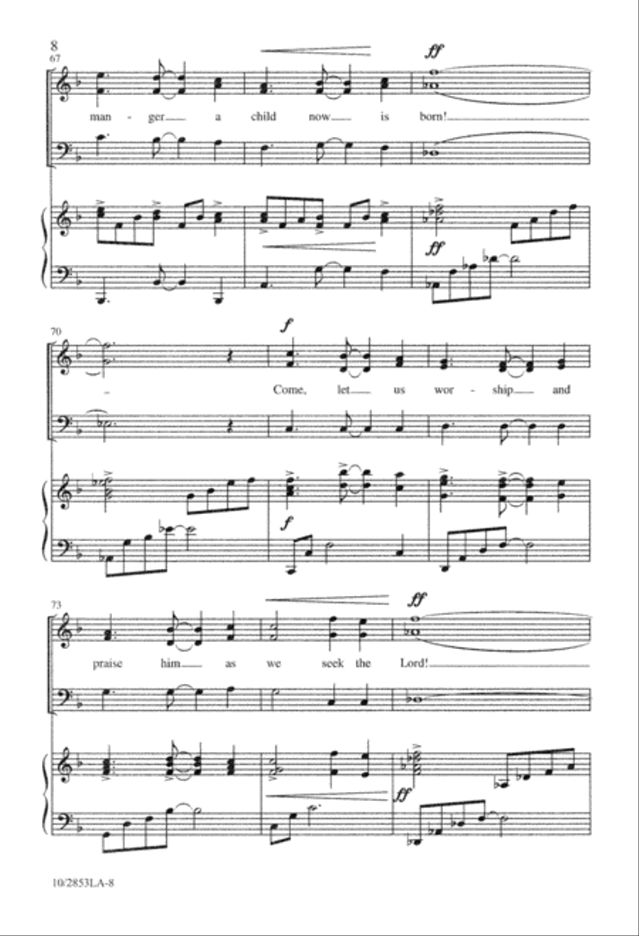 We Seek the Lord We Seek the Lord 3-Part scores gallery preview page 8