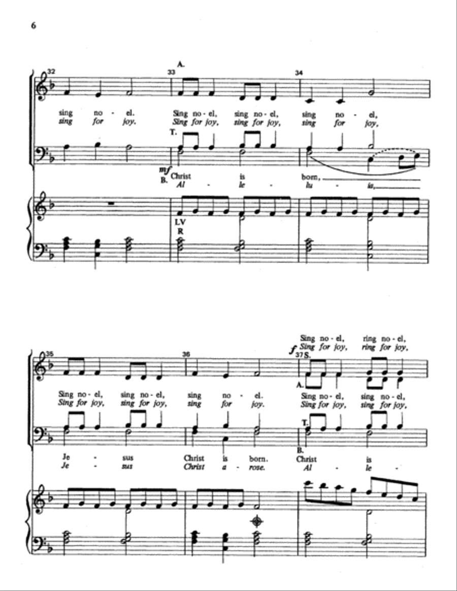 Seasonal Procession Choir scores gallery preview page 6