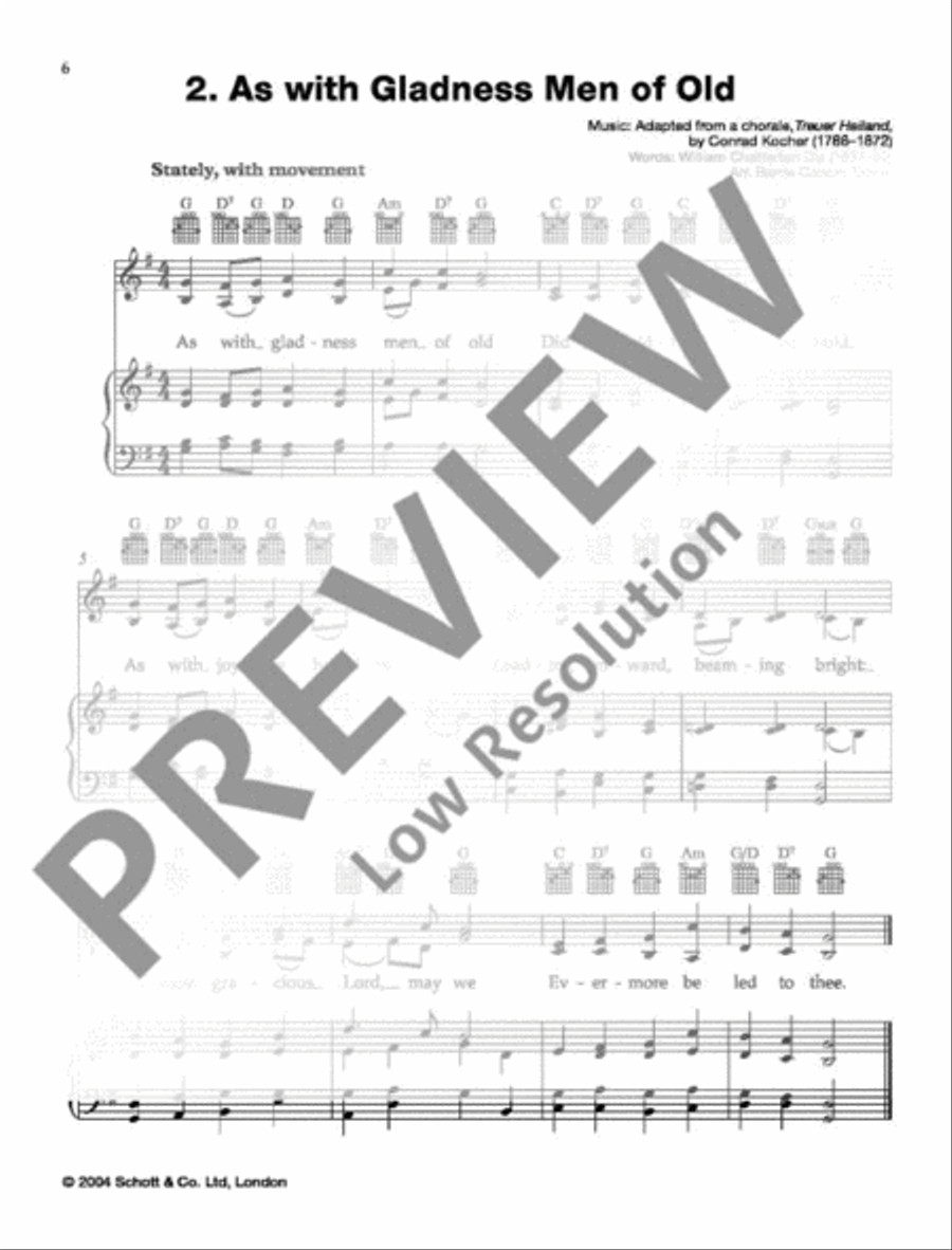 As With Gladness Men of Old Voice scores gallery preview page 2